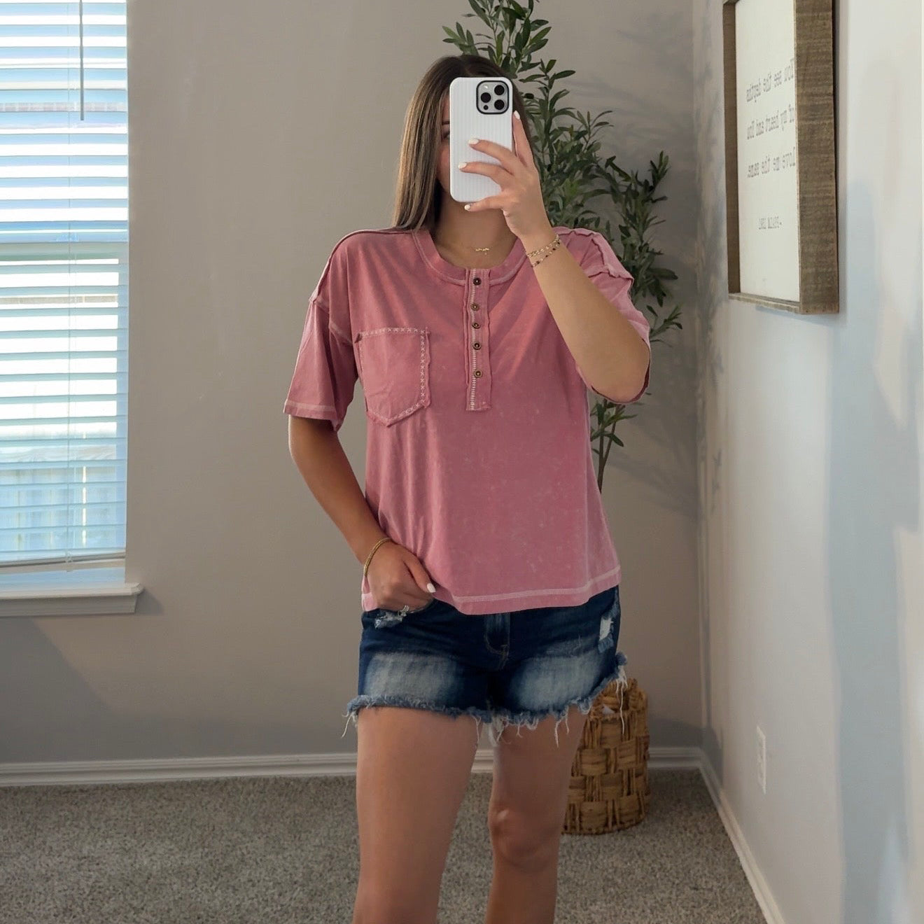 The Cassidy Washed Henley