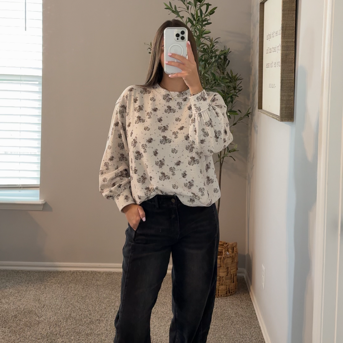 Autumn Floral Top