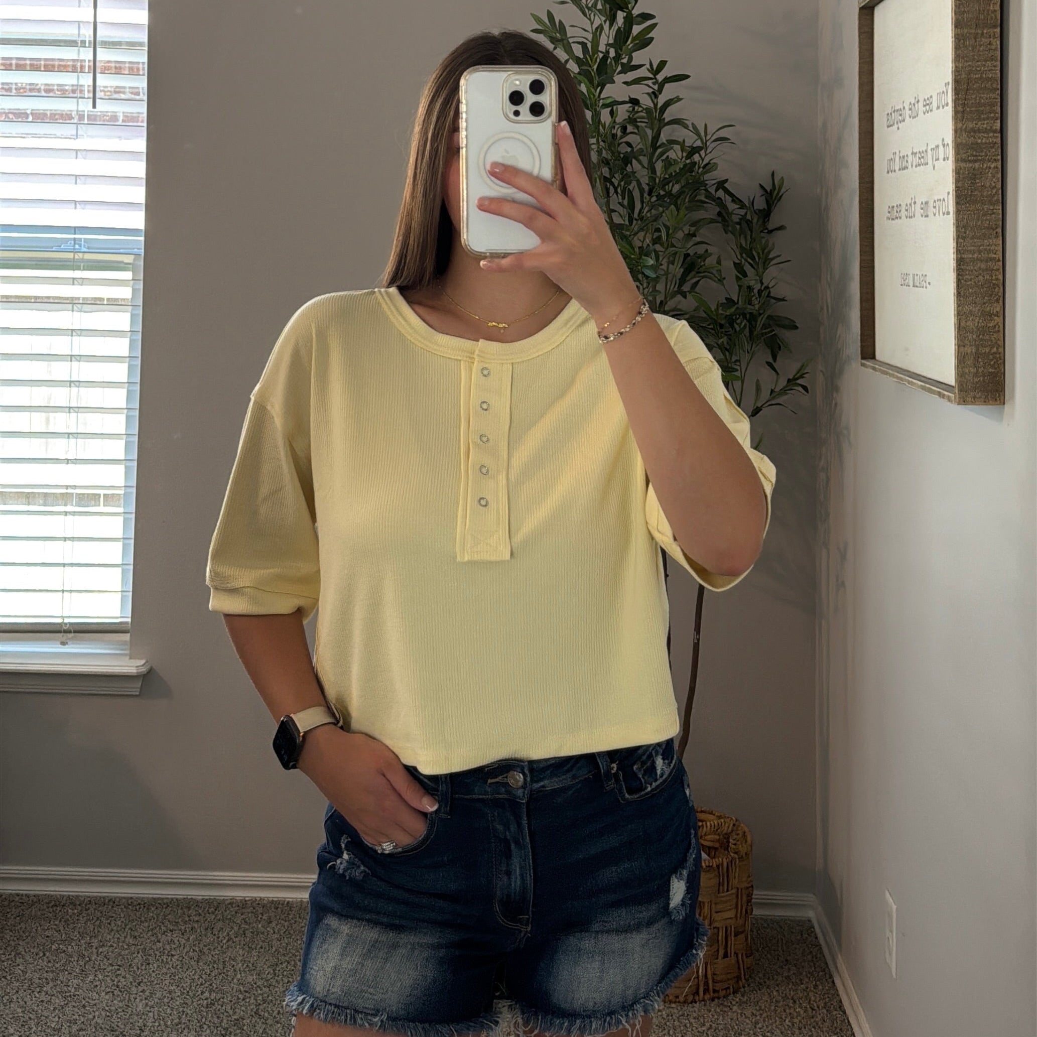 Bailey Exposed Seam Henley
