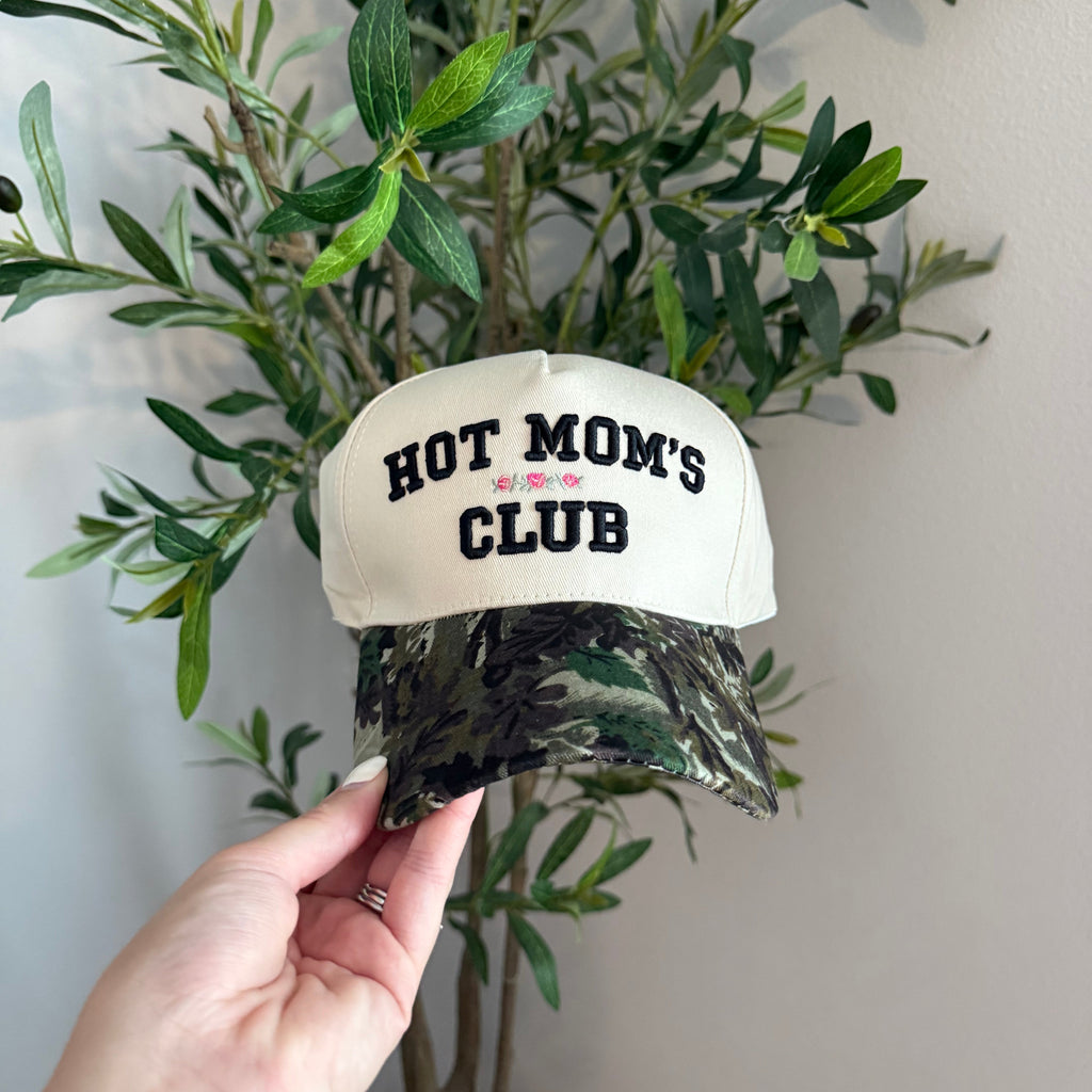 Hot Moms Club Embroidered Hat