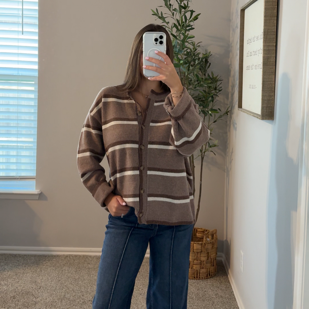 Ellie Cardigan - Brown