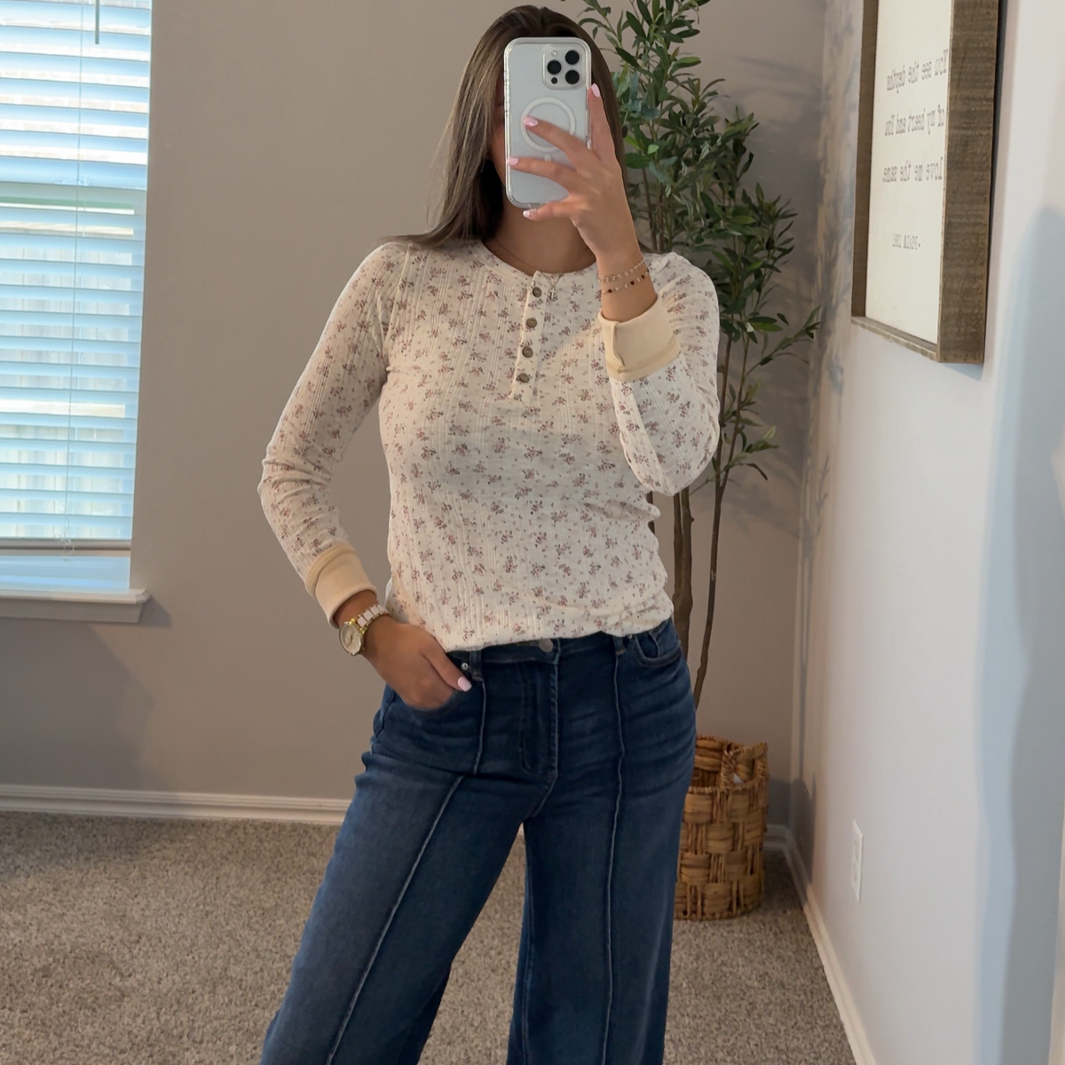 Addie Floral Top