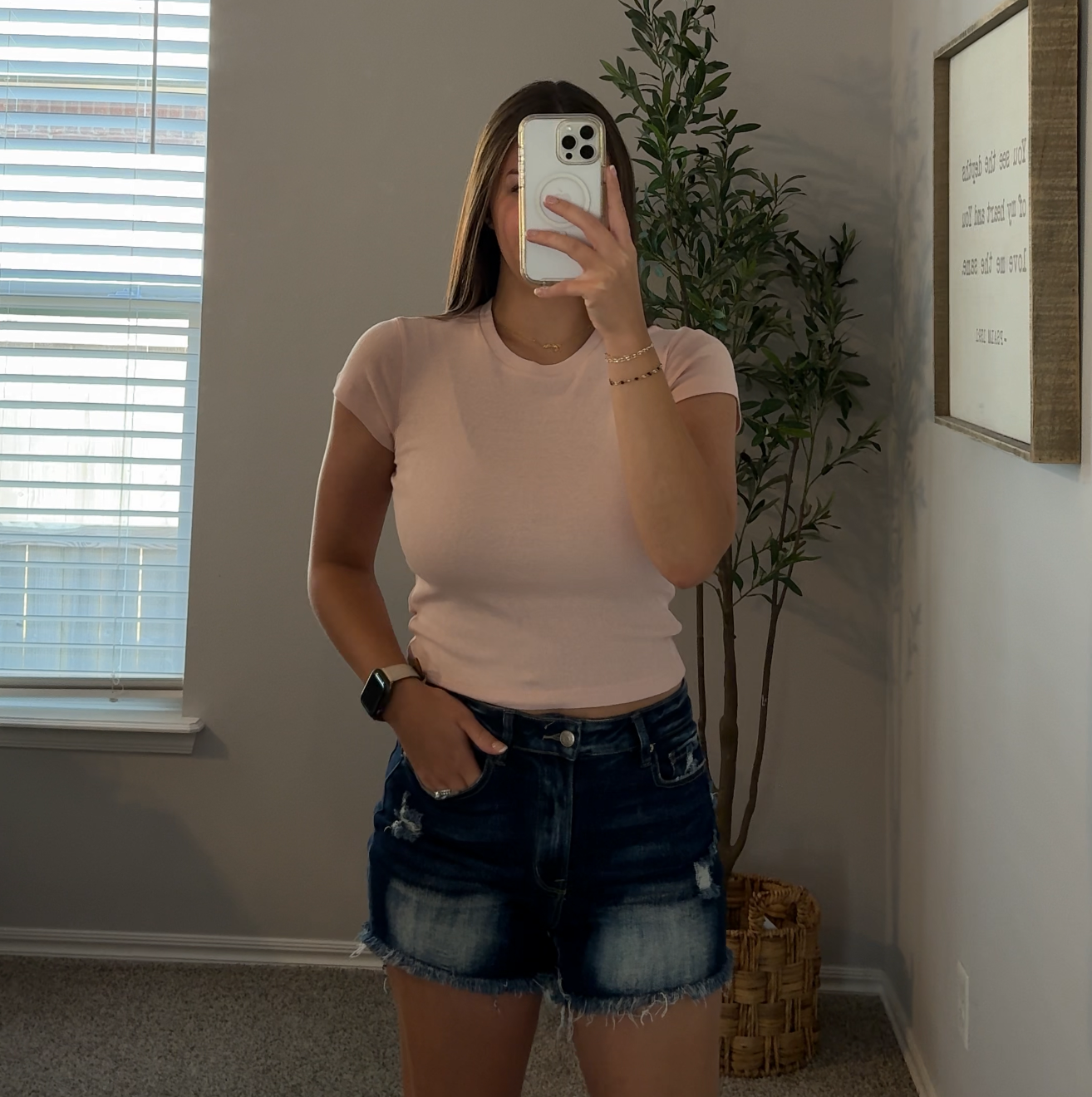 Staple Baby Tee - Light Pink