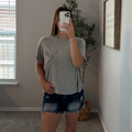 Droopy Pocket Tee - H Grey