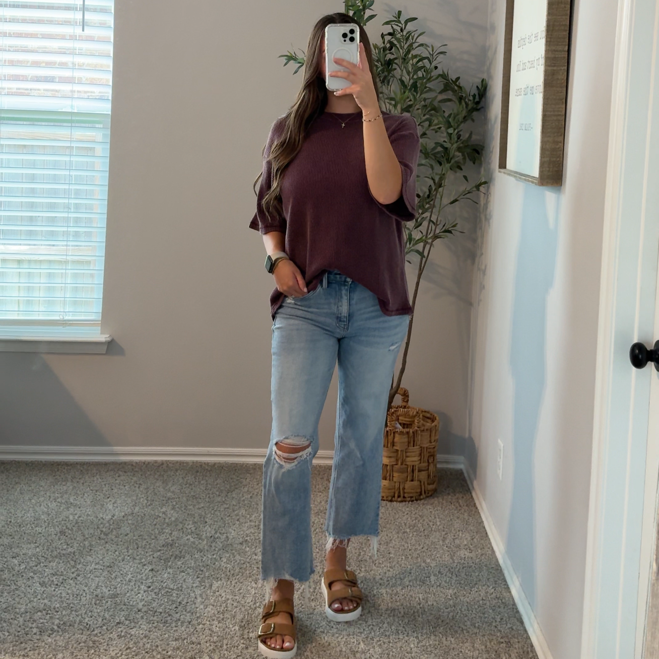 Sadie Slim Wide Leg Jean - Light Wash