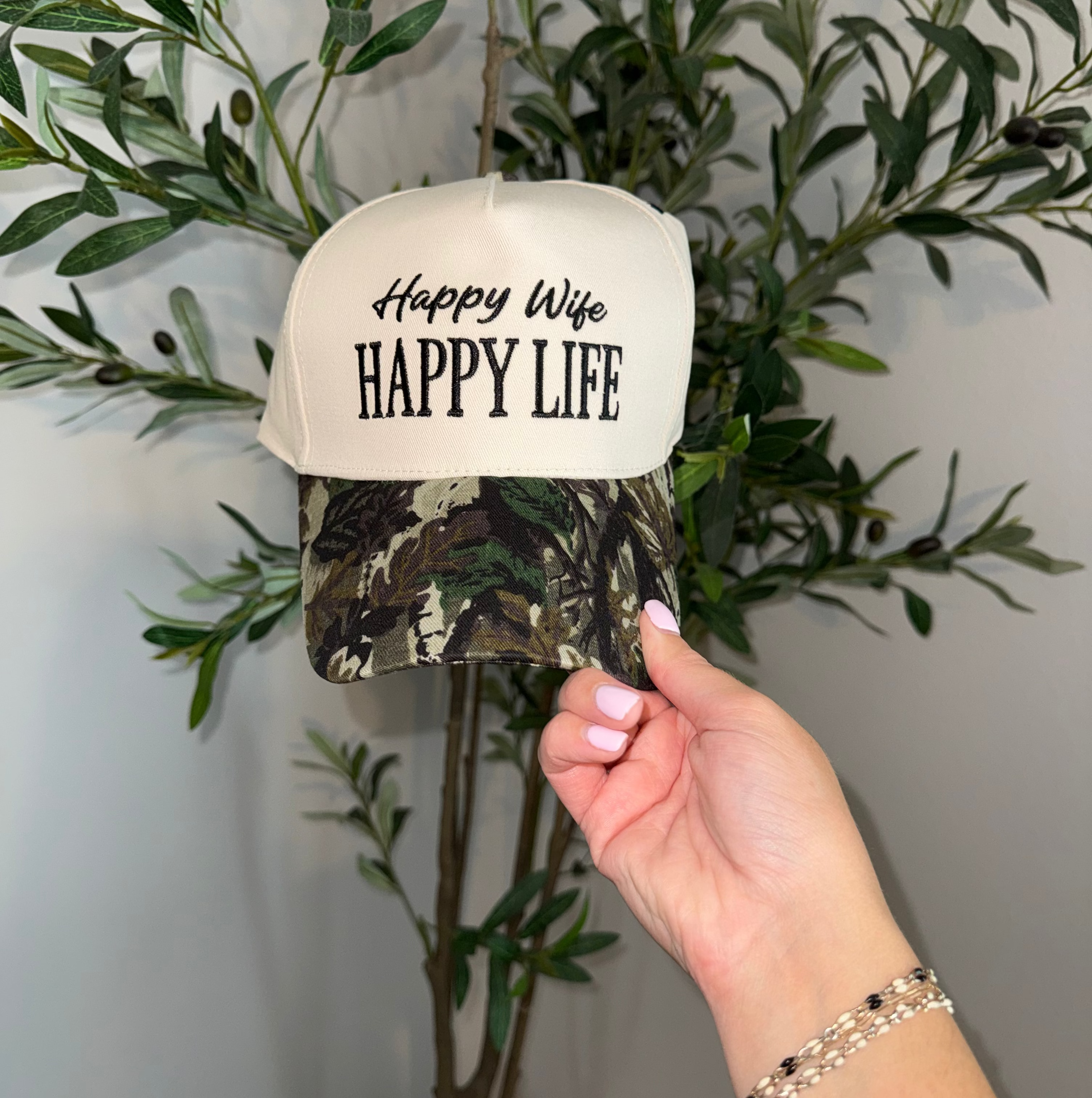 Happy Wife Happy Life - Camo