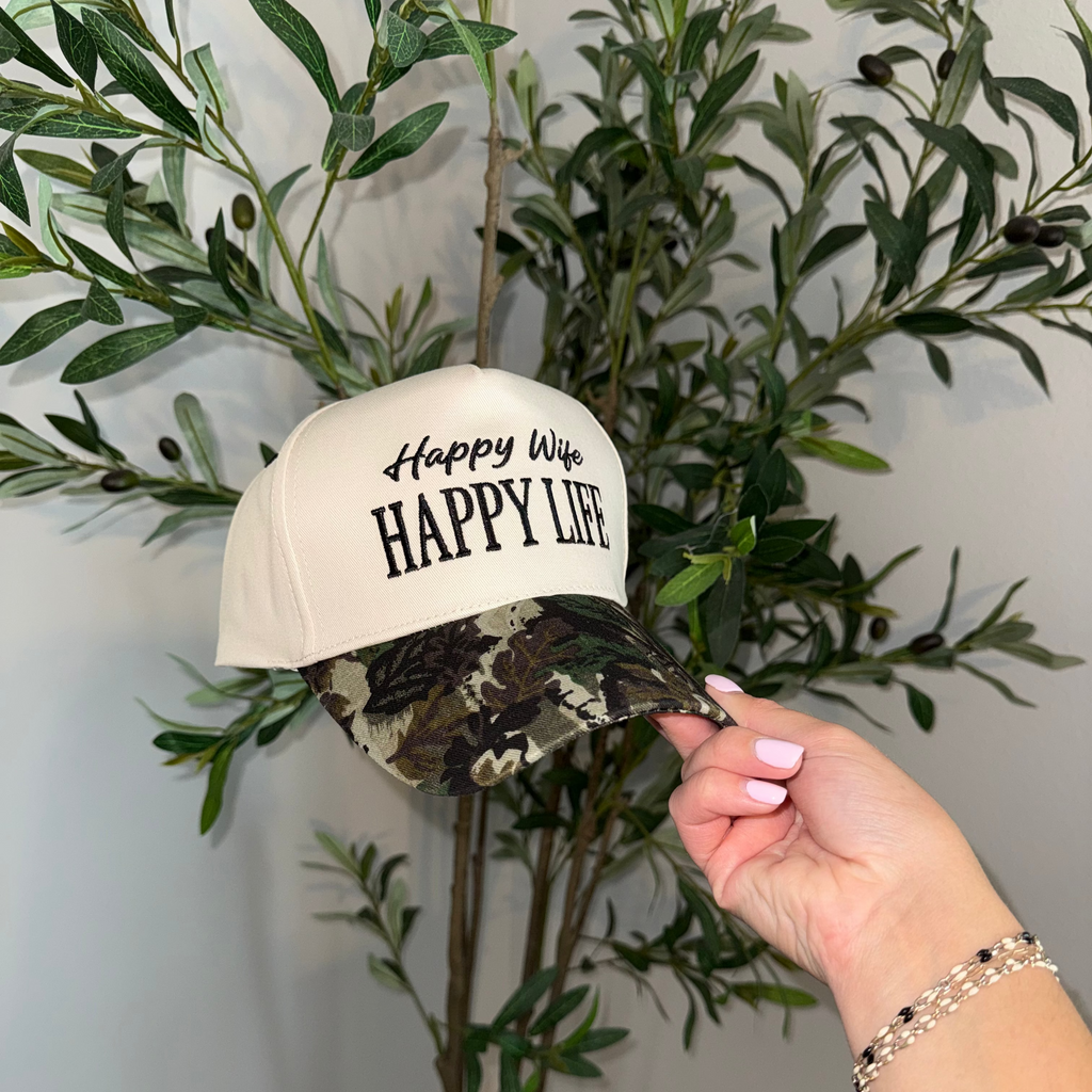 Happy Wife Happy Life - Camo