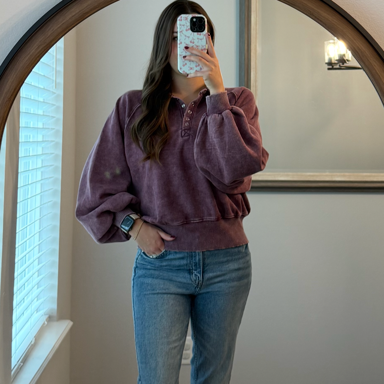 Halston Pullover - Plum