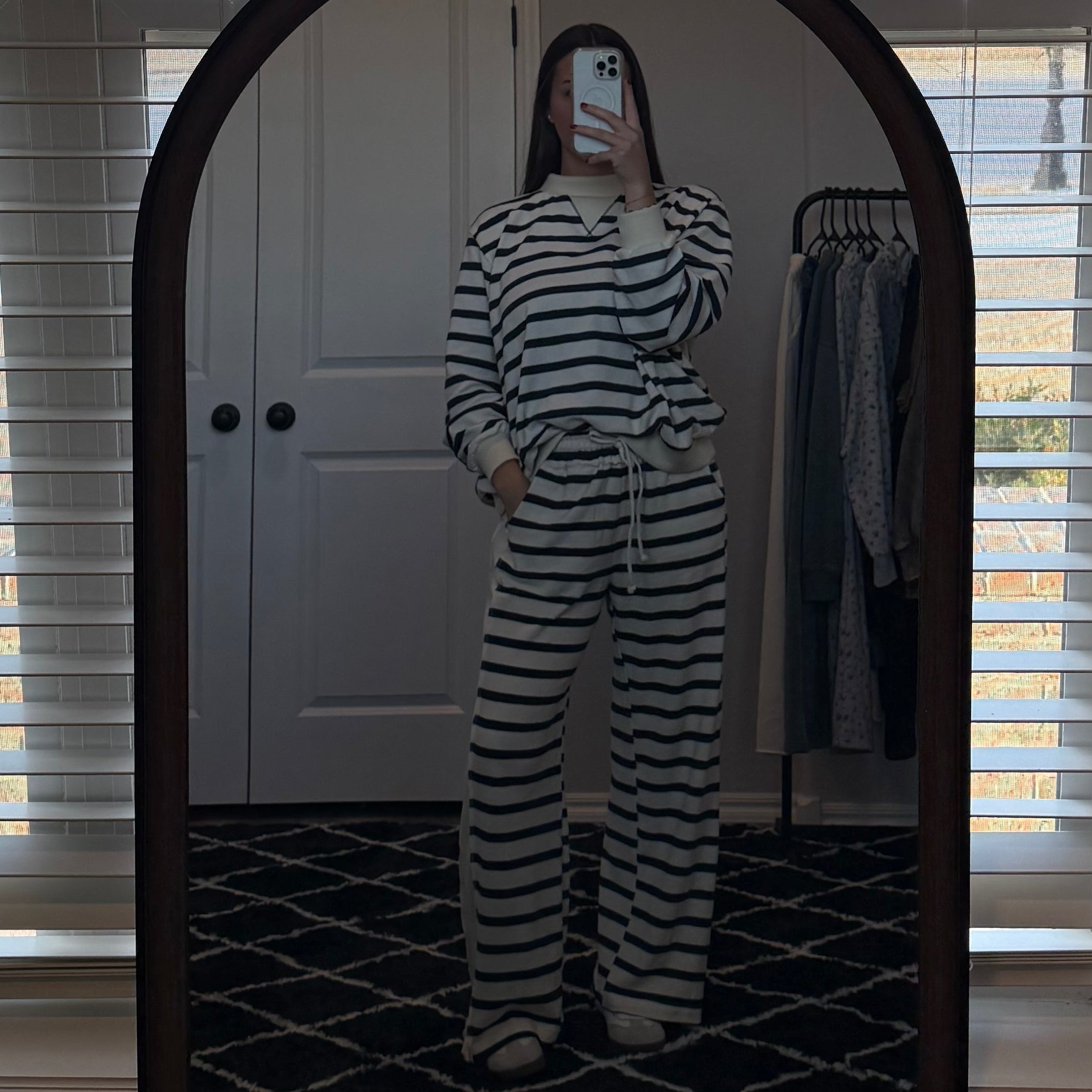 Ava Striped Lounge Set