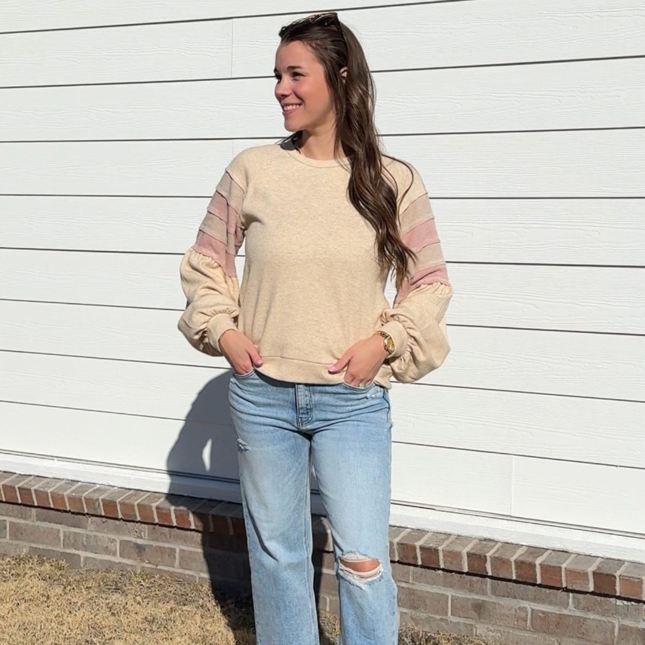 Sagewood Top - Oatmeal